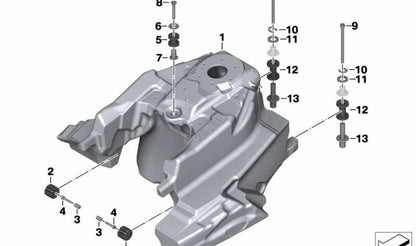Juego de fusibles OEM 07129905860 para MINI R56, F56, F55, Clubman, Cabrio, Countryman, Paceman y motos BMW K1600 GT, GTL, Bagger. Original BMW y MINI.