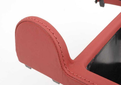 Consola central superior OEM 51167902728 para BMW E46 M3 {BL91, BL92, BL93, BR91, BR92, BR93}. Pieza original BMW. Color rojo Imola.