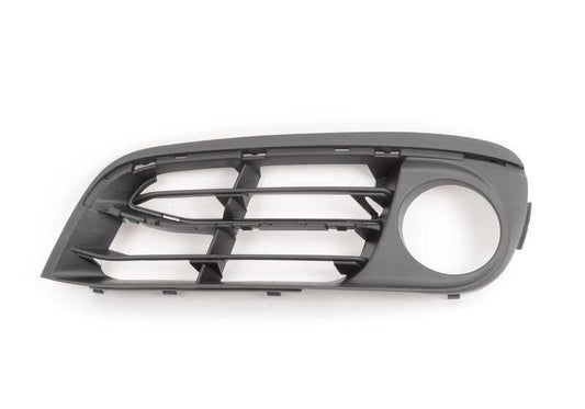 Rejilla entrada de aire izquierda semiabierta OEM 51117331737 para BMW F10, F11. Original BMW.