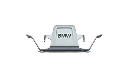 Clip muelle diseño freno trasero con logo BMW OEM 34216860103 para BMW F30, F31, F32, F33, F34, F36. Pieza original BMW.