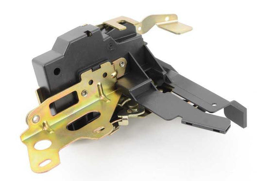 Cerradura de pestillo giratorio M. Soporte actuador Re. para BMW E30 (OEM 51218103484). Original BMW