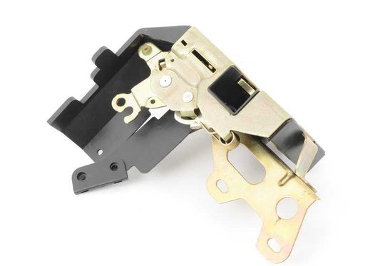 Cerradura de pestillo giratorio M. Soporte actuador Re. para BMW E30 (OEM 51218103484). Original BMW