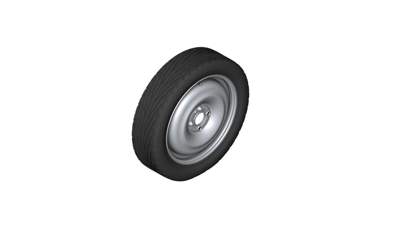 Rueda de emergencia de acero OEM 36112358782 para MINI F56, F55, Cabrio F57. Original MINI.