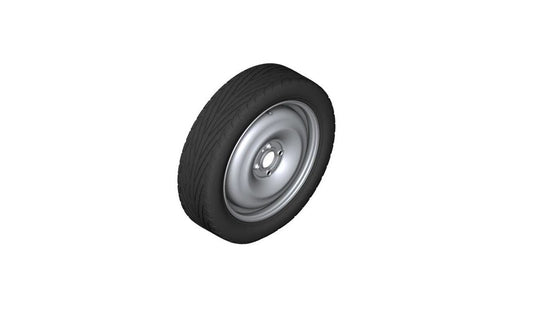 Rueda de emergencia de acero OEM 36112358782 para MINI F56, F55, Cabrio F57. Original MINI.