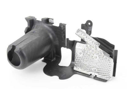 Cubierta derecha de la dirección OEM 51717906522 para BMW E60, E61, E63, E64. Parte del sistema de protección inferior. Original BMW.