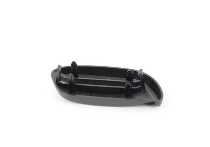 Embellecedor derecho negro OEM 52108242836 para BMW Serie 3 E46. Pieza original para sistema de asiento delantero (respaldo y mecanismo de desbloqueo). Original BMW.