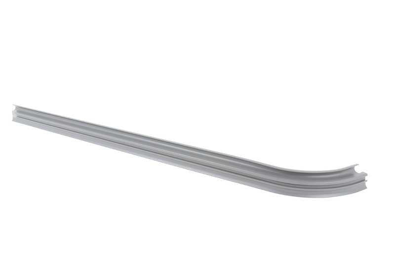 Left entry sill cover for BMW E31 (OEM 51478117289). Original BMW.