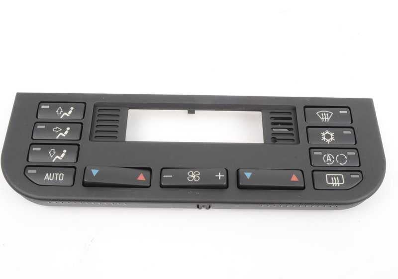 Panel frontal unidad de control del climatizador OEM 64118370477 para BMW Serie 3 E36. Original BMW.