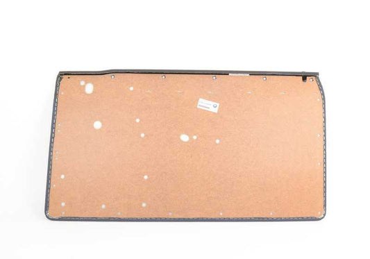 Painel interno da porta esquerda OEM 51411816859 para BMW 114, 1600, 1600-2, 2002, ti, Touring {E10}. Acabamento marinho/preto. BMW genuíno.