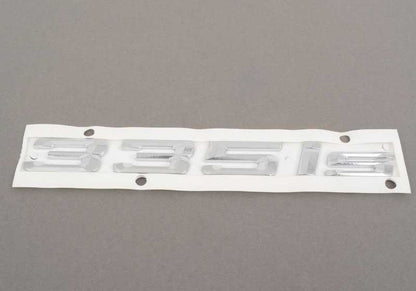 Emblema adhesivo trasero "335is" OEM 51147364378 para BMW Serie 3 E92 LCI, E93 LCI. Original BMW.