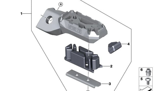 Vite OEM 07129907271 per BMW F45, F30, G20, G21, G81, G30, G31, G38, G11, G12, F48, F49, F39, G01, F15, G05, G07, F60. BMW originale.