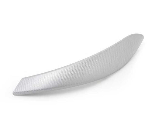 Moldura manilla aluminio derecha OEM 51418064250 para BMW F30, F31, F34, F32, F33, F36... y más. Original BMW.
