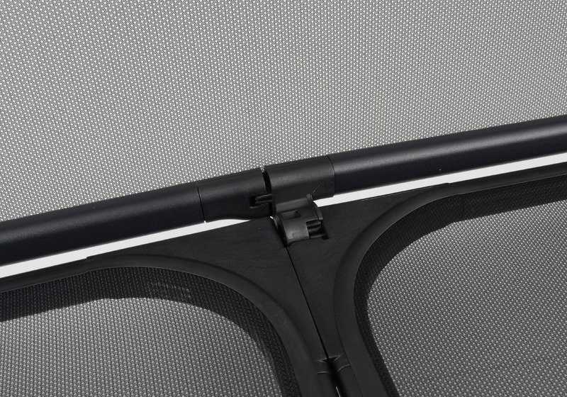 Paravientos OEM 54347269437 para BMW Serie 3 Cabrio E93, E93N. Accesorio original BMW. Ideal para reducir el viento en el interior al conducir con la capota bajada.