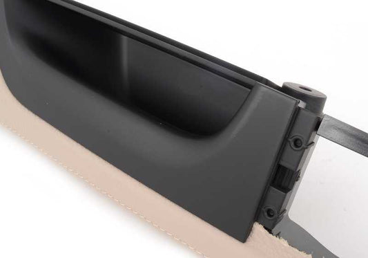 Reposabrazos delantero izquierdo color oyster OEM 51417283319 para BMW E92 y E93. Original BMW.