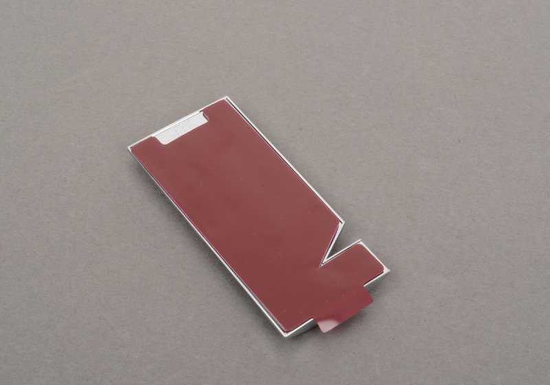 Emblem sticker for BMW E60, E61N, E63, E64 (OEM 11617834686). Original BMW.
