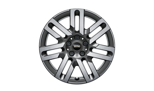 Llanta de aleación ligera 7Jx17 H2 ET47 gris spectre OEM 36115A3E6A6 para MINI F65, F66 y Cabrio F67. Original MINI