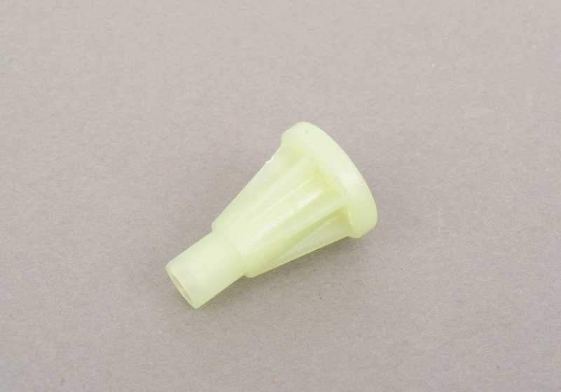 Tuerca de plástico M5 OEM 51458165253 para BMW E38. Compatible con componentes del salpicadero. Pieza original BMW.