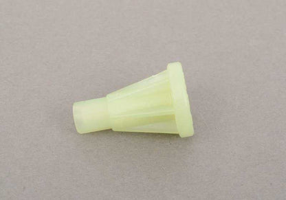 Tuerca de plástico M5 OEM 51458165253 para BMW E38. Compatible con componentes del salpicadero. Pieza original BMW.