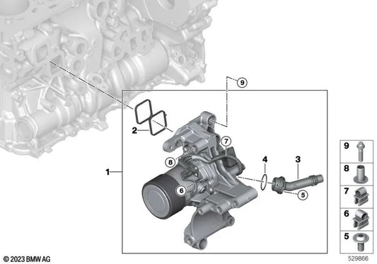 BMW G20, G21, G22, G23, G26, G30N, G31N, G32N, G60, G11N, G12N, G14, G15, G16, G07, G07N, G06, G06N, G05, G05n, G18N, G09 (OEM 07149888550). Original BMW