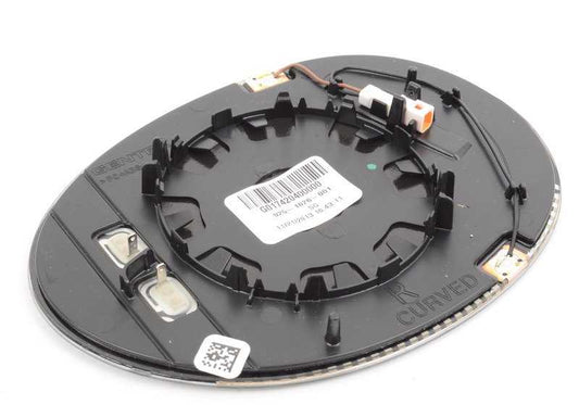 Cristal de espejo derecho calefactable convexo OEM 51167366050 para MINI F54, F55, F56, F57, F60. Recambio original MINI.
