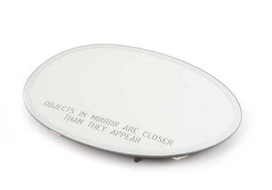 Cristal de espejo derecho calefactable convexo OEM 51167366050 para MINI F54, F55, F56, F57, F60. Recambio original MINI.