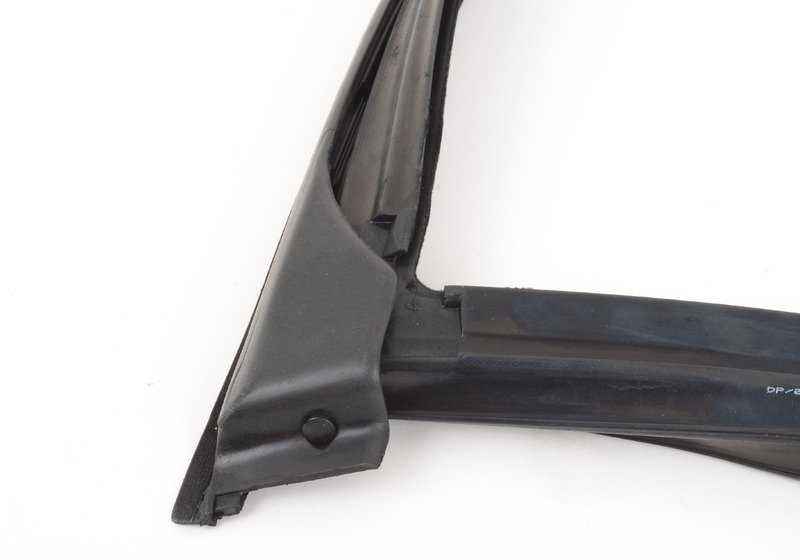 Guía de ventana delantera izquierda OEM 51338223831 para BMW E65, E66. Original BMW.