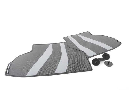 Alfombrillas traseras M Performance OEM 51472365223 para BMW X6 F16, X6 M F86 (2013-2019). Original BMW.
