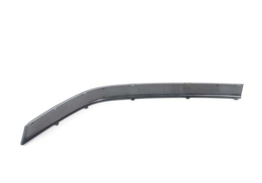 Moldura paragolpes delantera derecha imprimada OEM 51117043464 para BMW E65 y E66. Original BMW.