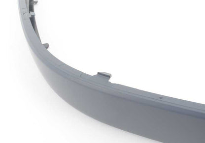 Moldura paragolpes delantera derecha imprimada OEM 51117043464 para BMW E65 y E66. Original BMW.