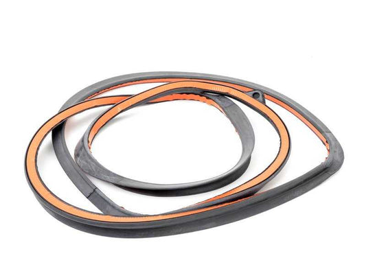 Rear Right Door Weatherstrip OEM 51229061486 for BMW E34. Original BMW.