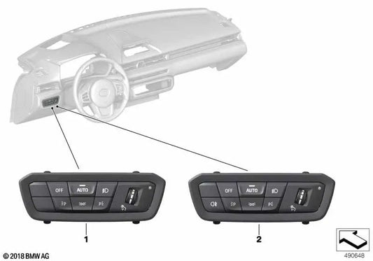 Unità di controllo della luce per BMW E46, F30, F80 (OEM 61315A16B23). BMW originale