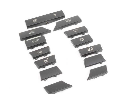 Boutons de commande OEM Ensemble 61319313922 pour BMW F07, F10, F11. BMW d'origine.