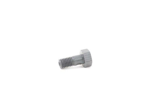 Tornillo hueco OEM 11127523715 para BMW E81 116i (motores N43 y N45). Pieza original BMW.
