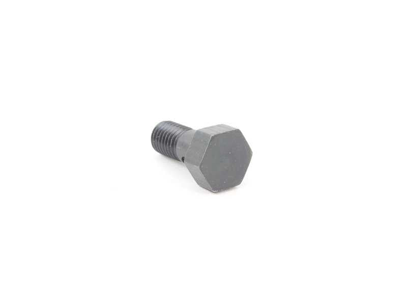 Tornillo hueco OEM 11127523715 para BMW E81 116i (motores N43 y N45). Pieza original BMW.