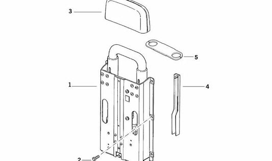 Arco de seguridad (Überrollbügel) OEM 54628173727 para BMW Serie 3 E36 {318i, 320i} con motor M43/M50/M52, cambio manual o automático. Original BMW.