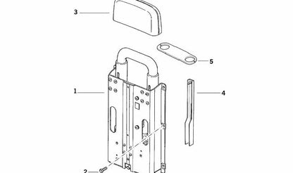 OM 54628174181 Capa preta evelolecedora para BMW 3 E36 Series. Peça original da BMW.