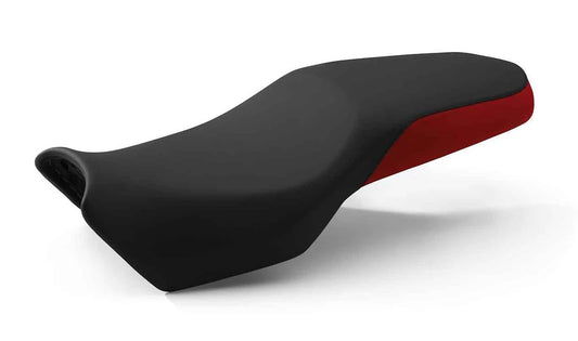 Asiento corrido bicolor negro/rojo OEM 52538564837 para motos BMW F 750 GS, F 850 GS, F 900 GS, F 850 GS Adventure... y más. Original BMW Motorrad.
