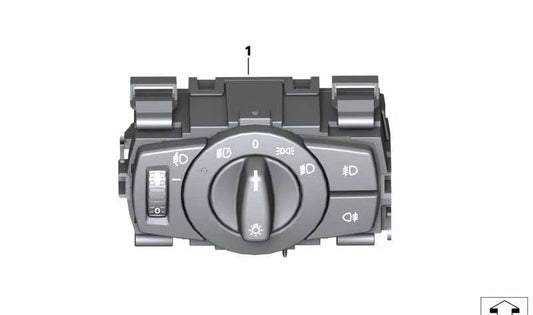 Interruptor de luces OEM 61319169400 para BMW E82, E88, E90, E91, E92, E93. Original BMW