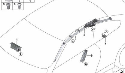 Remache ciego OEM 07149112930 para BMW E92, E93. Original BMW.