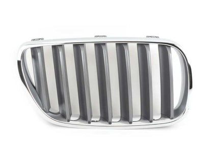 Rejilla de adorno delantera derecha GRAPHITMETALLIC OEM 51113420092 para BMW X3 E83 LCI (02/2006 - 08/2010). Original BMW.