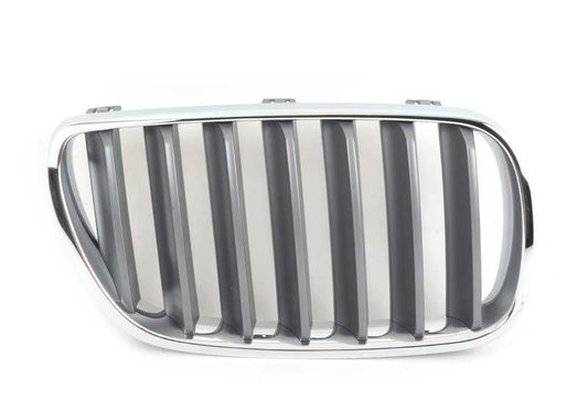 Rejilla de adorno delantera derecha GRAPHITMETALLIC OEM 51113420092 para BMW X3 E83 LCI (02/2006 - 08/2010). Original BMW.