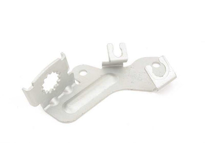 Soporte izquierdo para latiguillo de freno OEM 34302283571 para BMW E82 M Coupé, E90 M3, E92 M3. Compatible con modelos con motor S65 y N54. Original BMW.