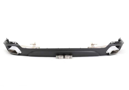 Cola de escape cromada M Performance OEM 18302349213 para BMW X5 F15. Mejora el aspecto deportivo con diseño tipo 8 cilindros. Original BMW.