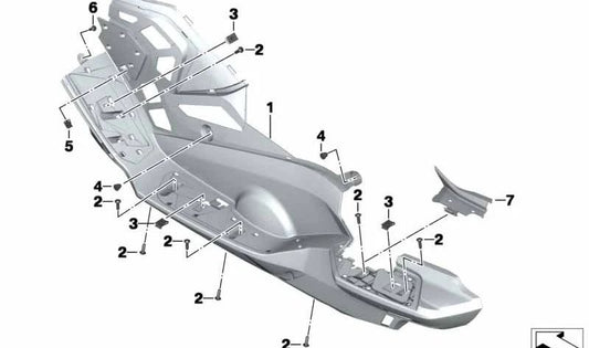 Trampilla boca de llenado de aceite OEM 46637725301 para BMW Motorrad C 650 GT (K19) 2011-2020. Original BMW Motorrad.