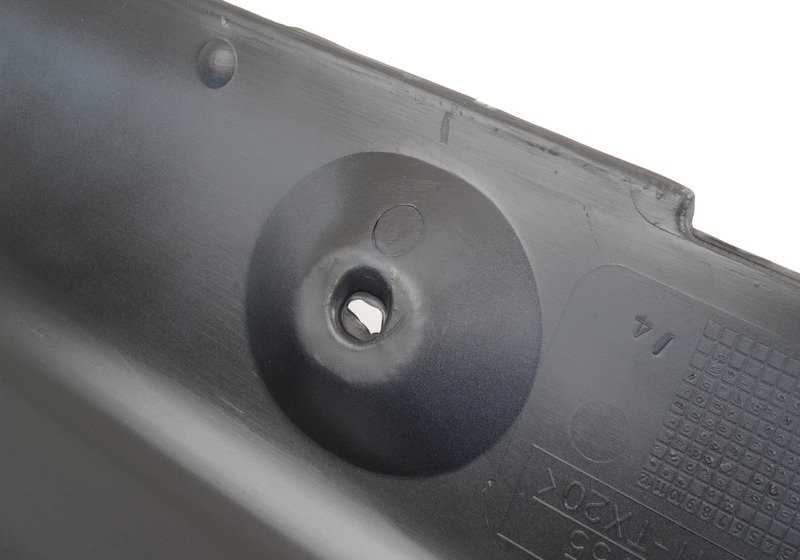 Stampa di stampaggio laterale sinistro OEM 51718211943 per BMW E46 (316i AL11, AL21, AL22, AL51, AL55, AN72, AN82, AX31, AX32). BMW originale.