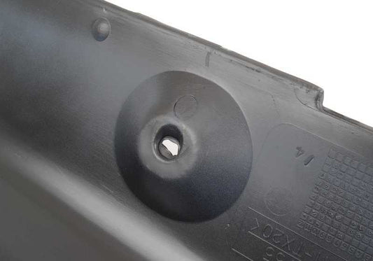 Moldura lateral izquierda imprimada OEM 51718211943 para BMW E46 (316i AL11, AL12, AL21, AL22, AL51, AL55, AN72, AN82, AX31, AX32). Original BMW.