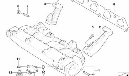 Junta sin amianto OEM 11611173671 para MINI R52 y R53 {Cooper, Cooper S, JCW} con motor W11. Compatible con cambios manuales y automáticos. Original MINI.