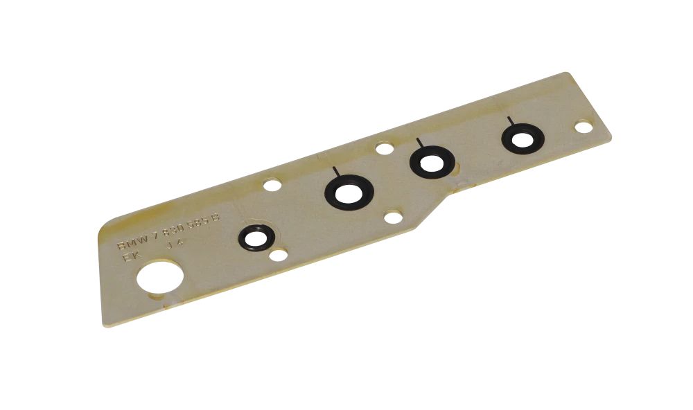 Piatto di panage OEM 11367831906 per BMW E36, E46, Z3, E85, E86. Piece BMW originale, parte del sistema vano in testa.