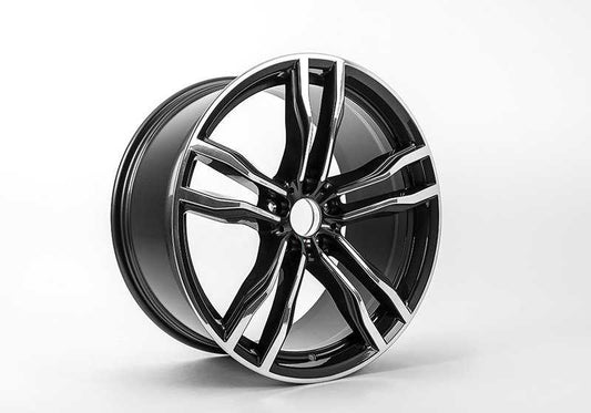 Llantas de aleación M Doble Radio 612 OEM 36112284652 para BMW X5 M F85 y X6 M F86. Color gris orbit bicolor, 21”. Original BMW.