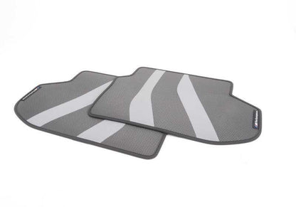 Alfombrillas M Performance traseras OEM 51472365219 para BMW Serie 5 F10, F11, F11 LCI, F10 LCI. Original BMW.